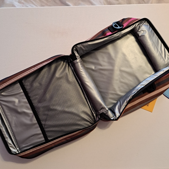 NWT Kosox Colorful Striped Lunch Bag with Handle - Picture 5 of 6